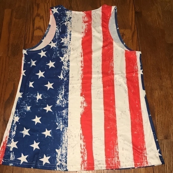 𝅺AMERICAN Flag print Tank Top. Sizes S-XL‎ - Picture 9 of 10
